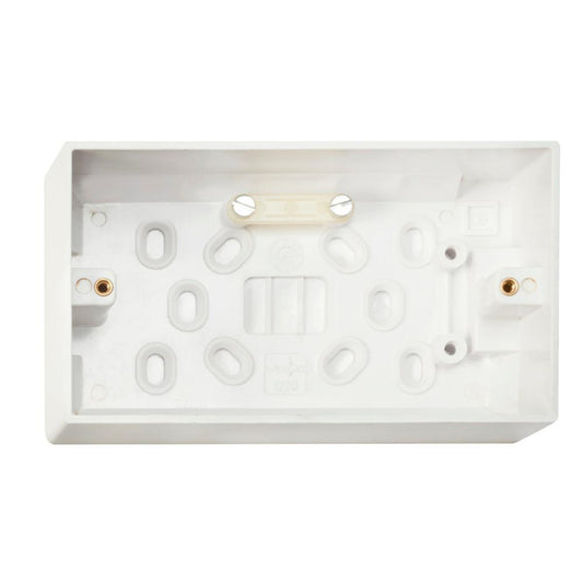 Deta Vimark V1229 2 Gang 45mm Pattress