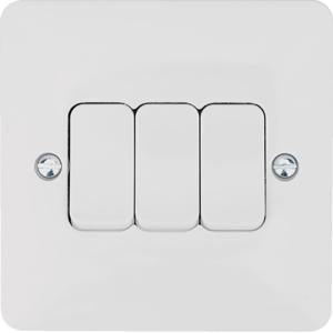 Hager 3 Gang 2 Way Light Switch - WMPS32