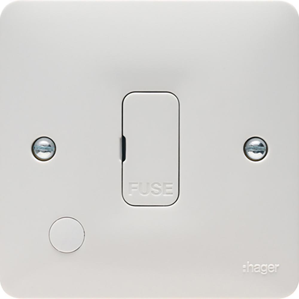 Hager 13A Fused Spur With Flex Outlet - WMSU83FO