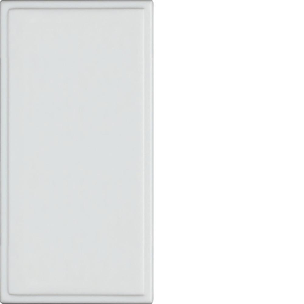 Hager Wmmb Single Blank Euromodule White