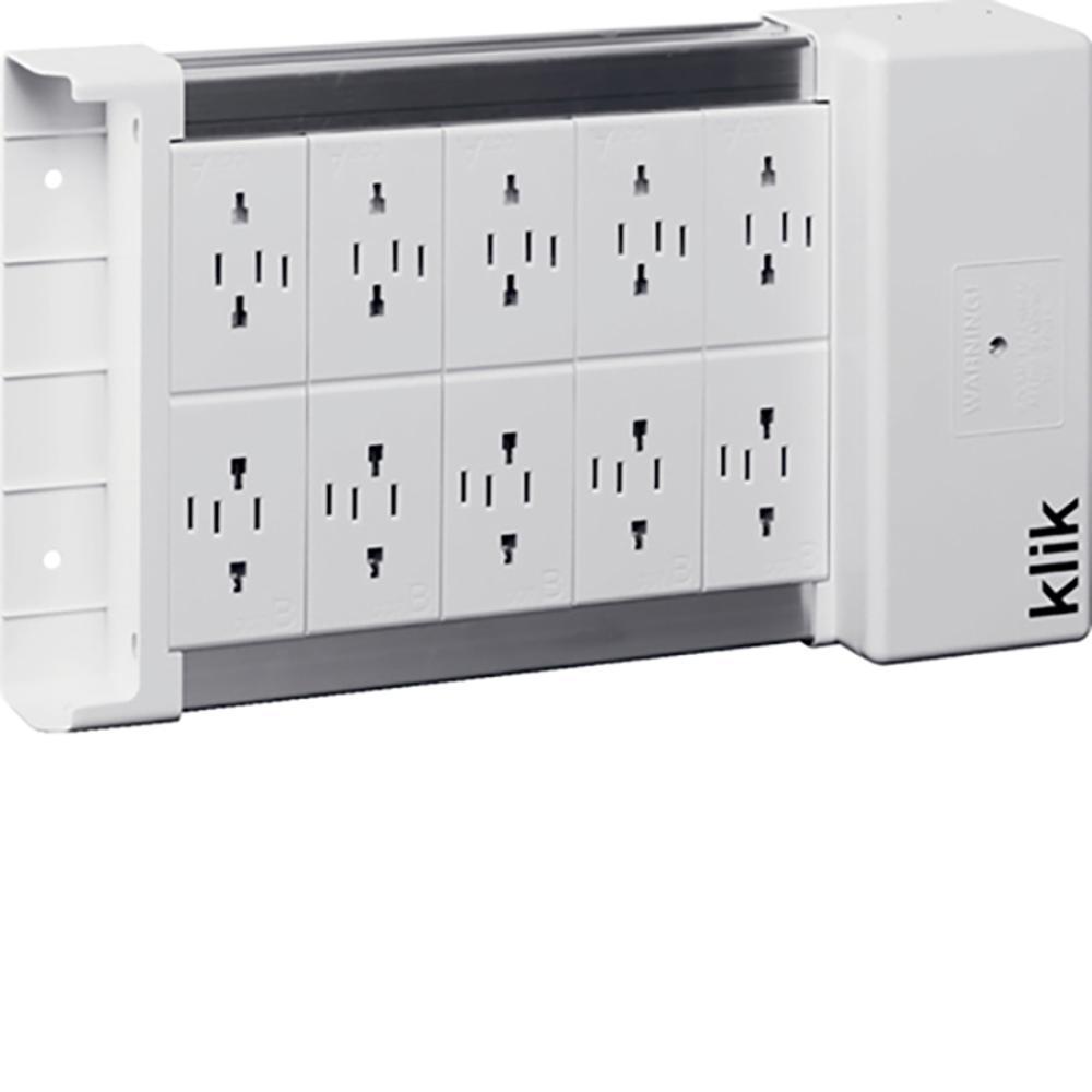 Hager KLDS10 10 Way Klik Lighting Distribution Unit