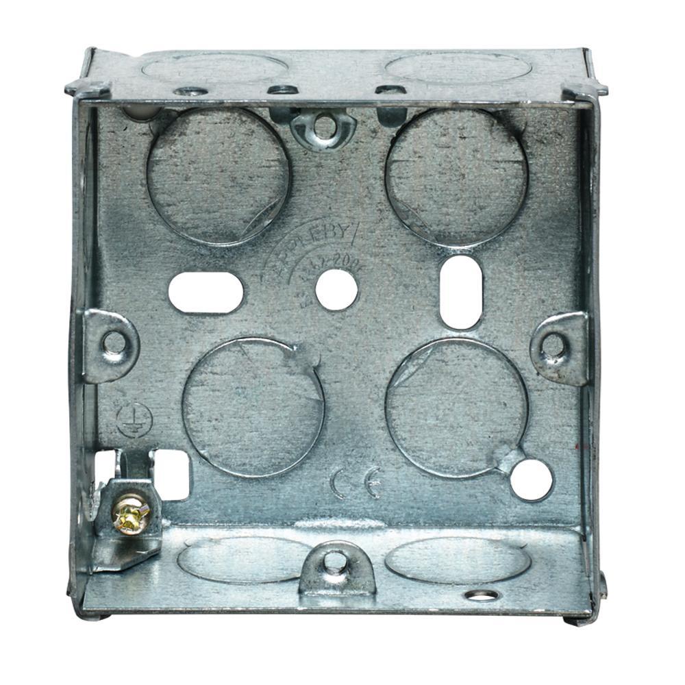 Appleby SB615 1 Gang 35mm Flush Metal Back Box