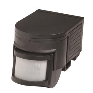 Robus R180 IP44 180 Degree Motion Detector - Black