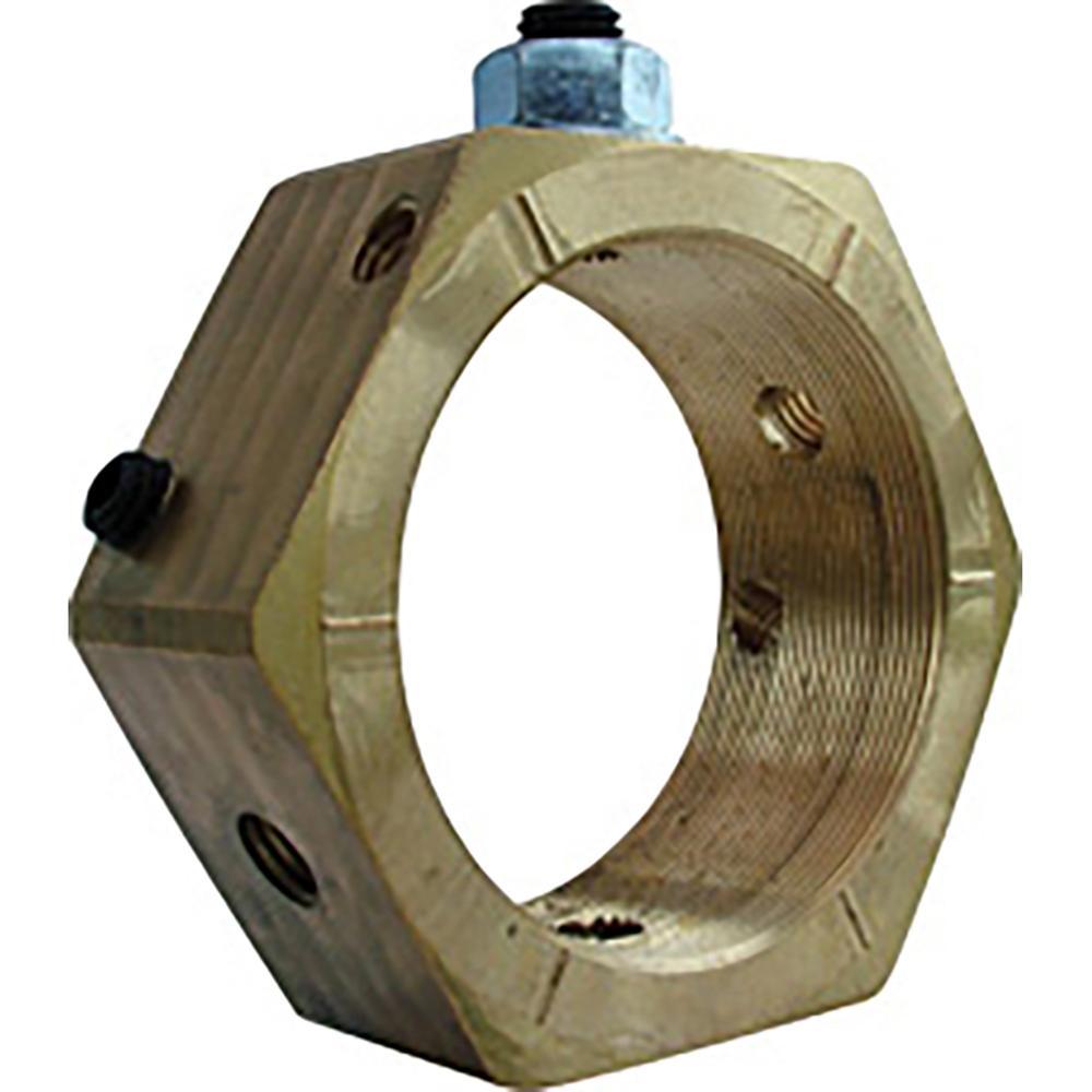 Wiska EN25 25mm Brass Earthing Nut for 35mm Cable - Pack of 4