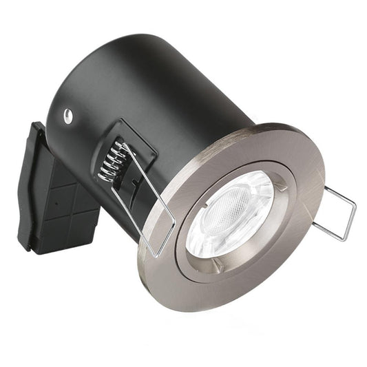 Enlite Fixed Satin Nickel GU10 Downlight - EN/FD101SN