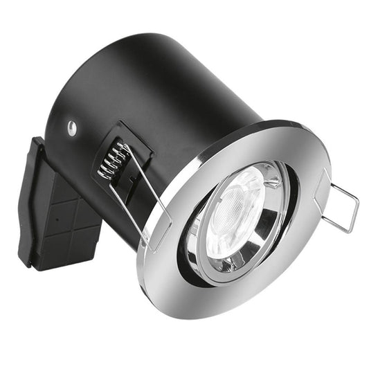 Enlite Adjustable Polished Chrome GU10 Downlight - EN/FD101PC