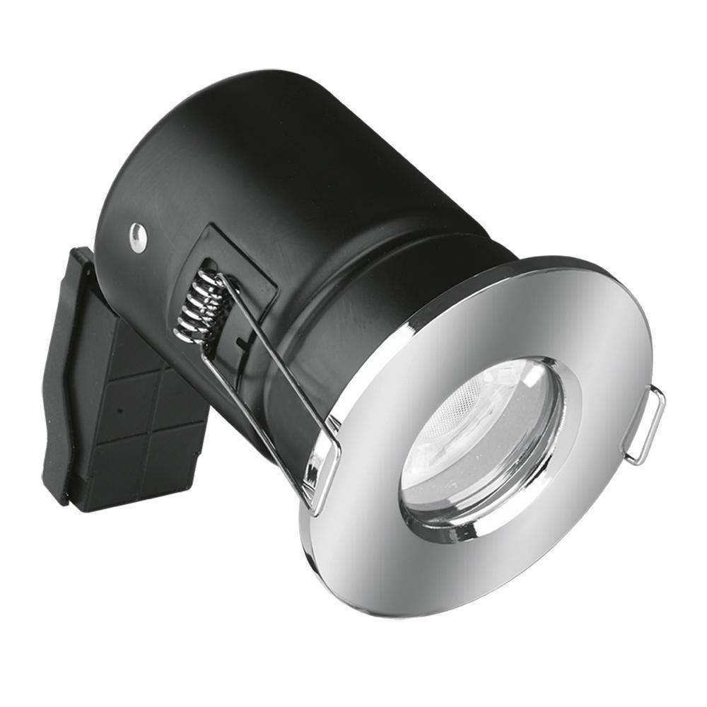 Enlite IP65 Rated Polished Chrome GU10 Downlight - EN/FD101PC