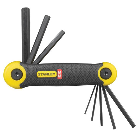 Stanley 8 Piece Metric Folding Hex Key Set