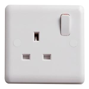 Deta Vimark Curve 13A Single Socket - VC1207S