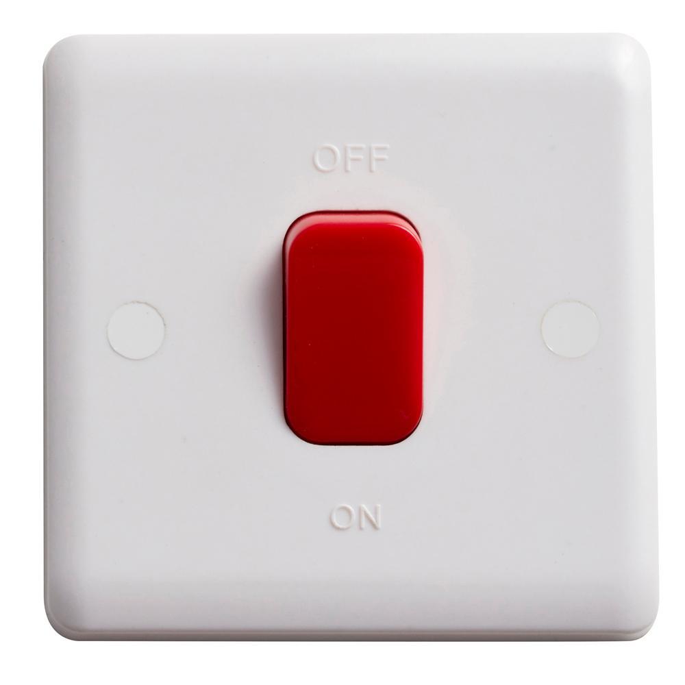 Deta Vimark Curve 50A Double Pole Switch - VC1300