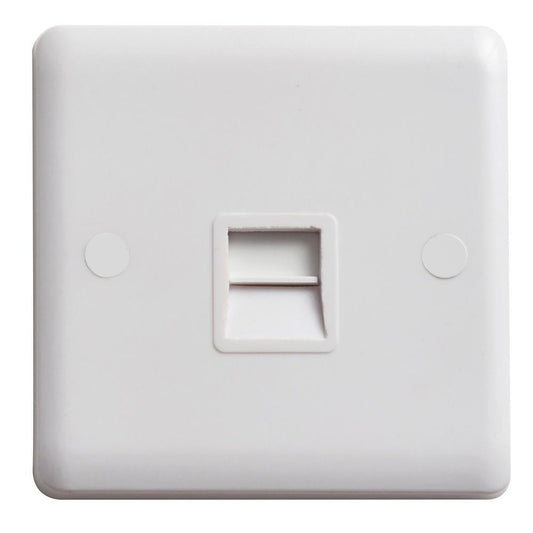 Deta Vimark Curve Secondary Telephone Outlet - VC1353