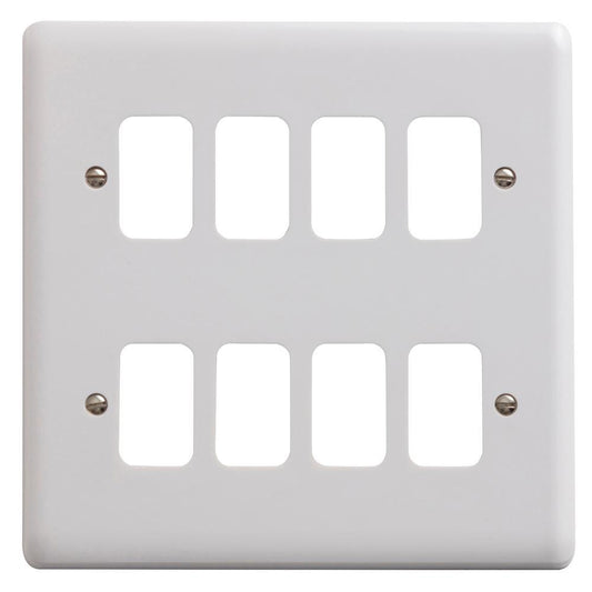 Deta Vimark Curve G2706 8 Gang Grid Plate