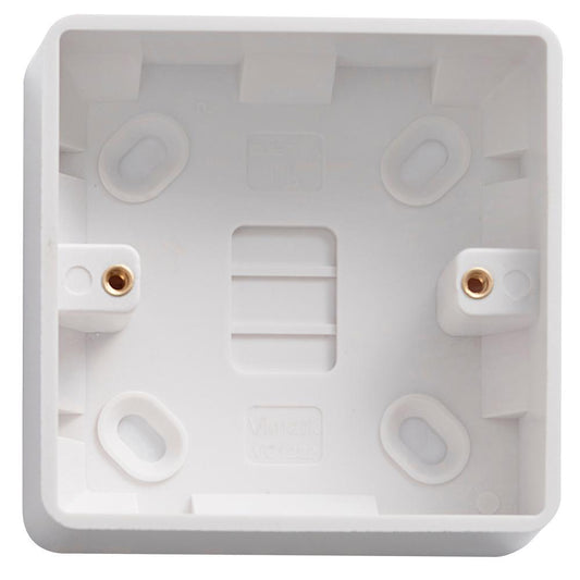 Deta Vimark Curve 1 Gang 32mm Pattress Box - VC1222