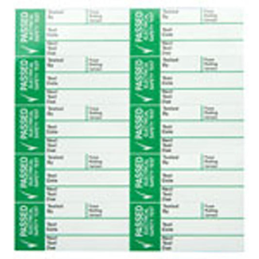 Industrial Signs IS4825OR Self Adhesive Vinyl On A Roll - Pass Test Labels - Large