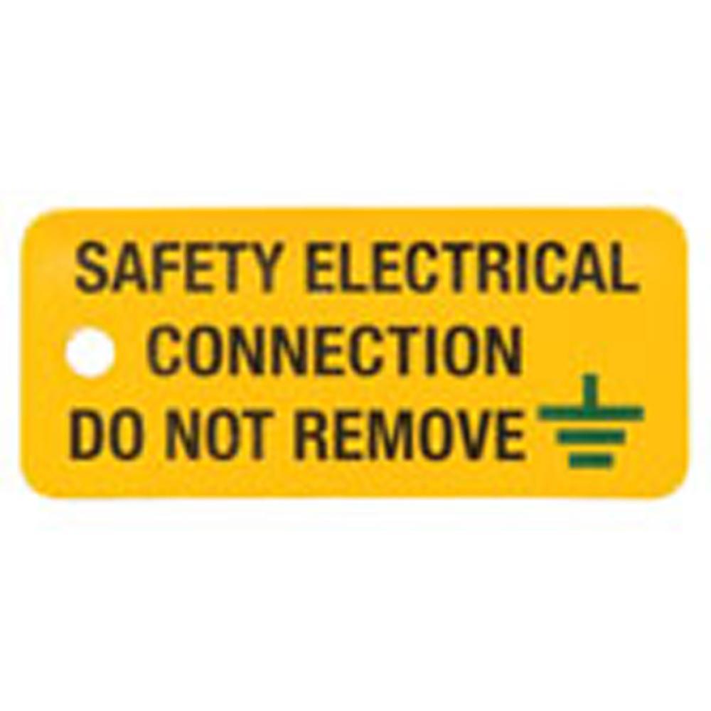 Industrial Signs IS0605RP Rigid PVC - Safety Electrical Connection