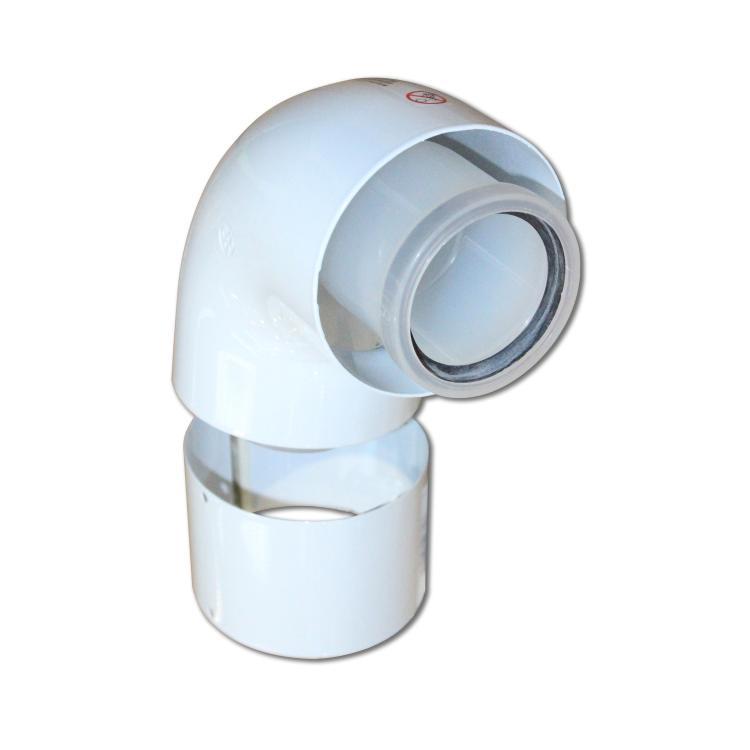 Glow-worm Elbow 87DEG DN60/100 Pp 0020257009