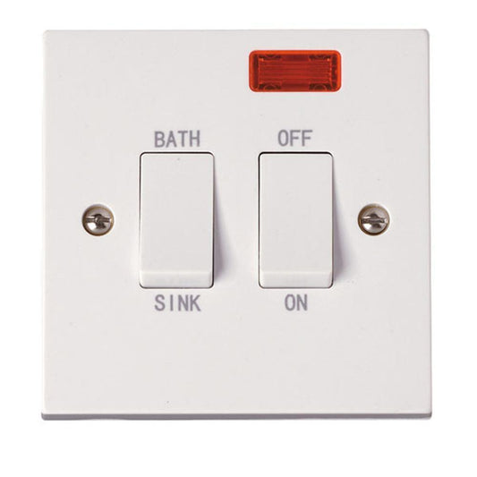 Click Polar 20A Dp Sink/Bath Switch with Neon