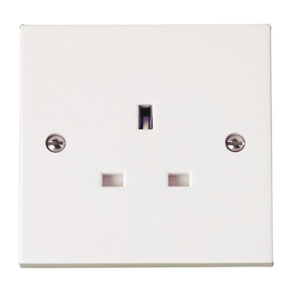 Click Polar 13A 1 Gang Unswitched Socket