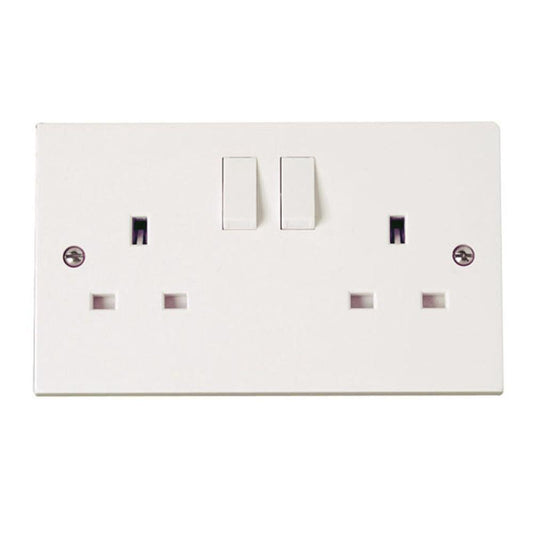 Click Polar 13A 2 Gang Dp Switched Socket