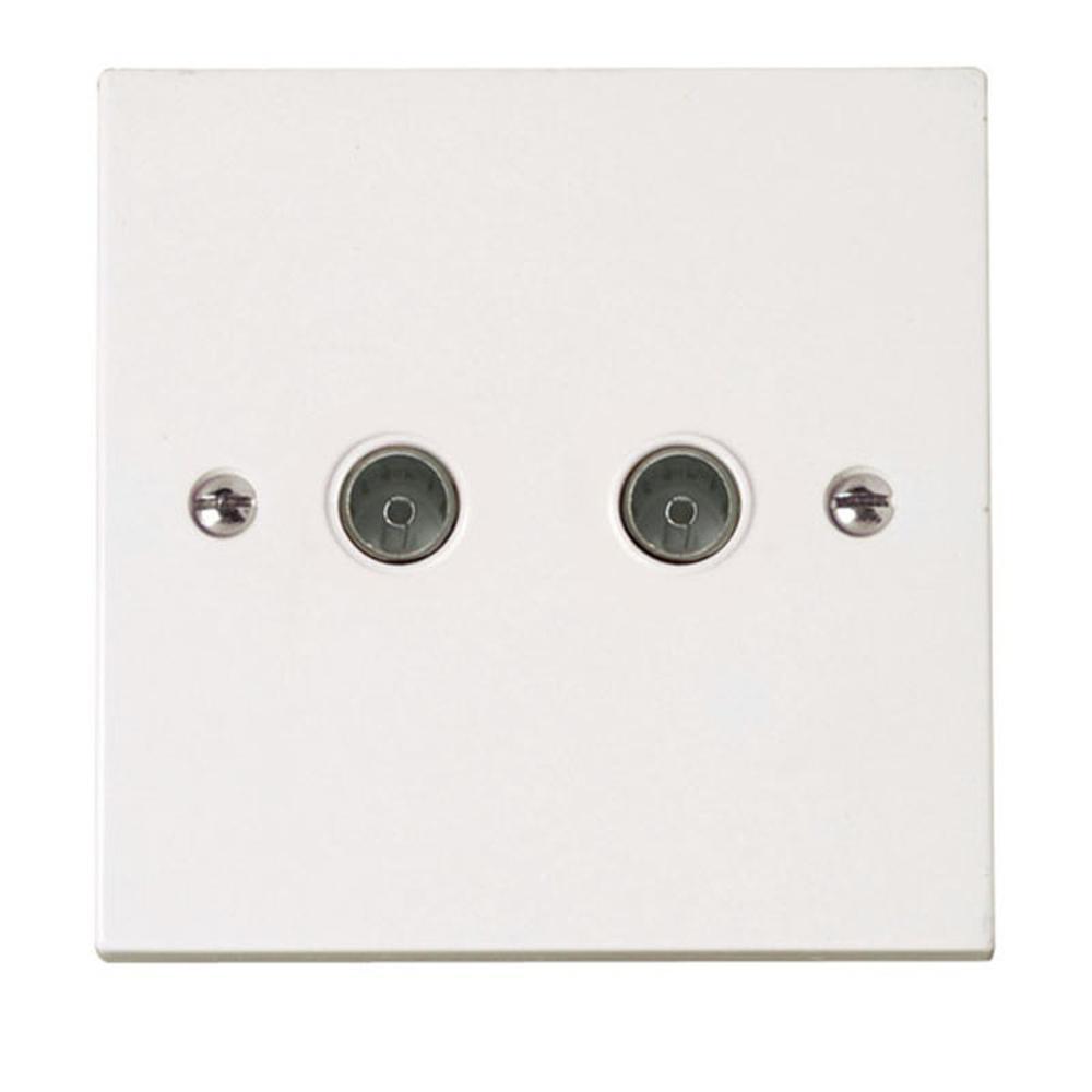 Click Polar Twin Coaxial Outlet