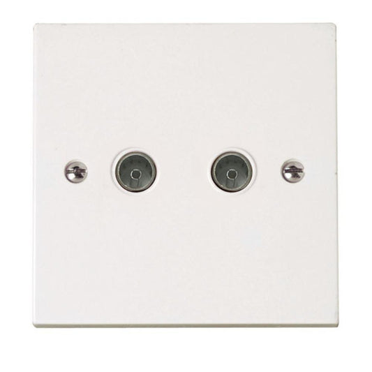 Click Polar Twin Coaxial Outlet
