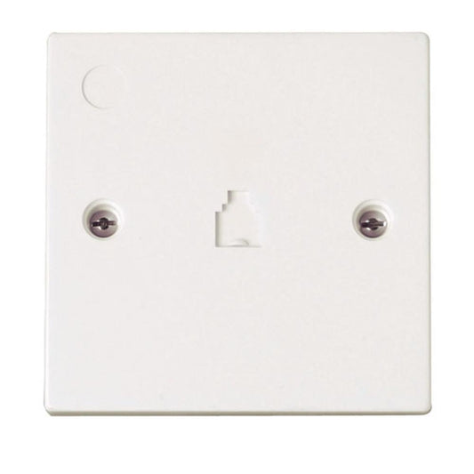 Click Polar Single RJ11 (Irish/Us) Outlet