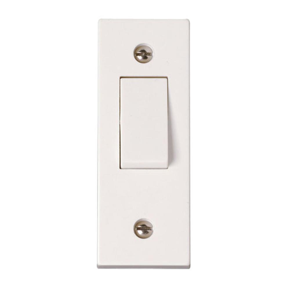 Click Polar 10AX 1 Gang 2 Way Architrave Switch