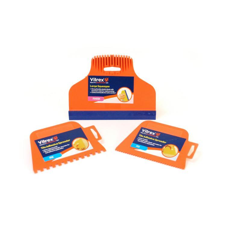 Vitrex Grout Spreader & Squeegee Set