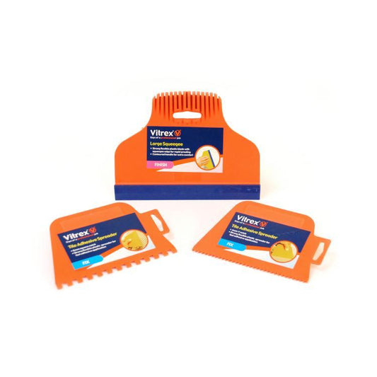 Vitrex Grout Spreader & Squeegee Set