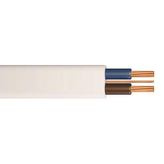 Pitacs 6242B 10.0mm Twin And Earth White LSF Cable - 100m Drum