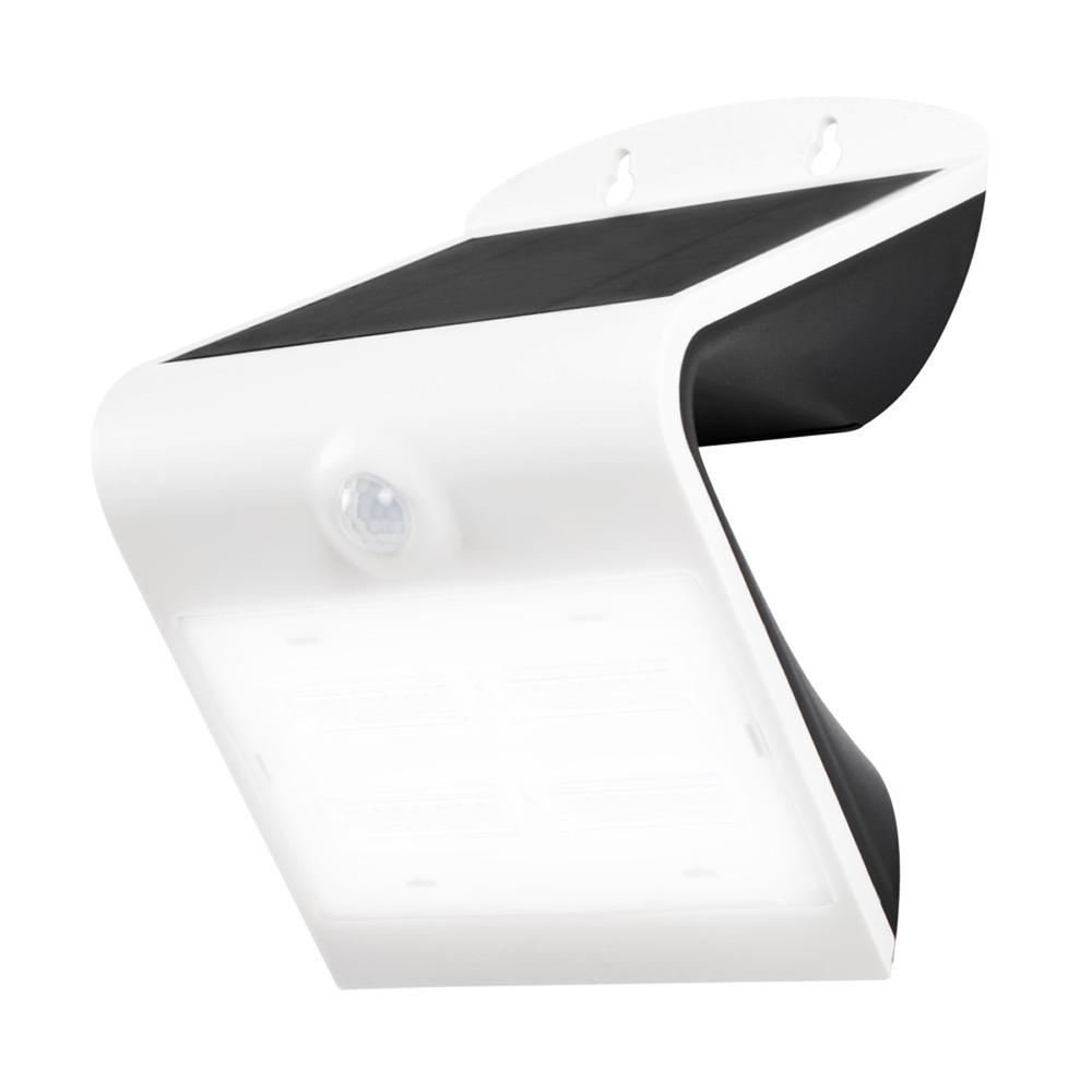 Luceco LEXS40W40 3.2W Solar Guardian Wall Light with PIR - White