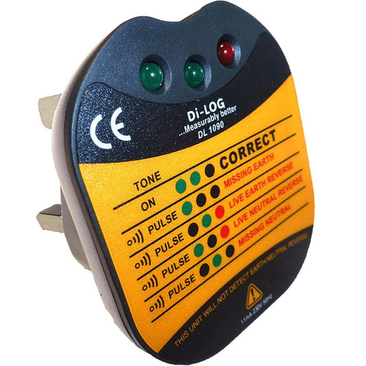 Di Log DL1090 Socket Test C/W Audible Buzzer