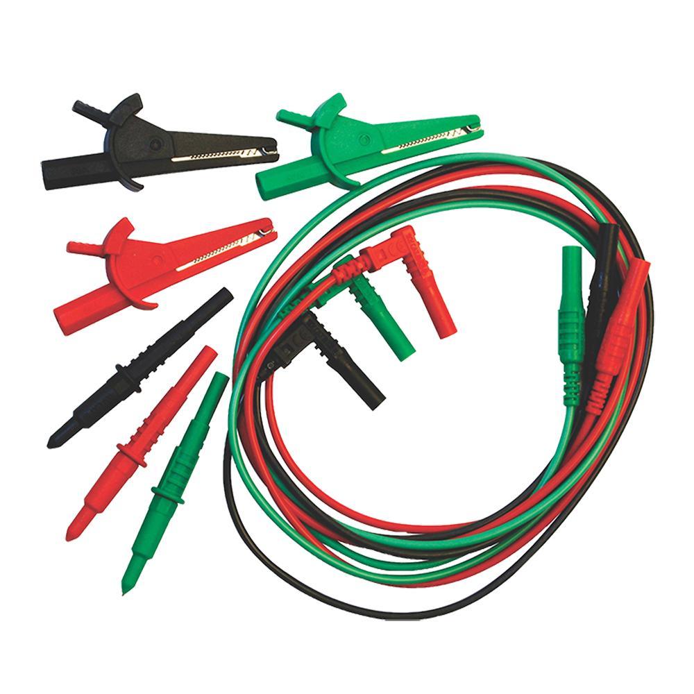 Di Log LS3W9073 Universal 17TH Edition 3 Wire Lead Set for Multifunction Testers