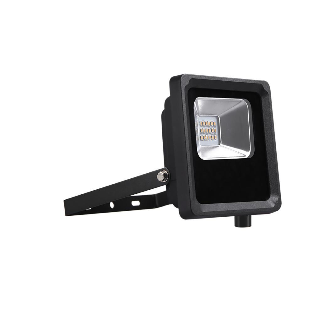 Della 3000K 10W LED Floodlight - Black