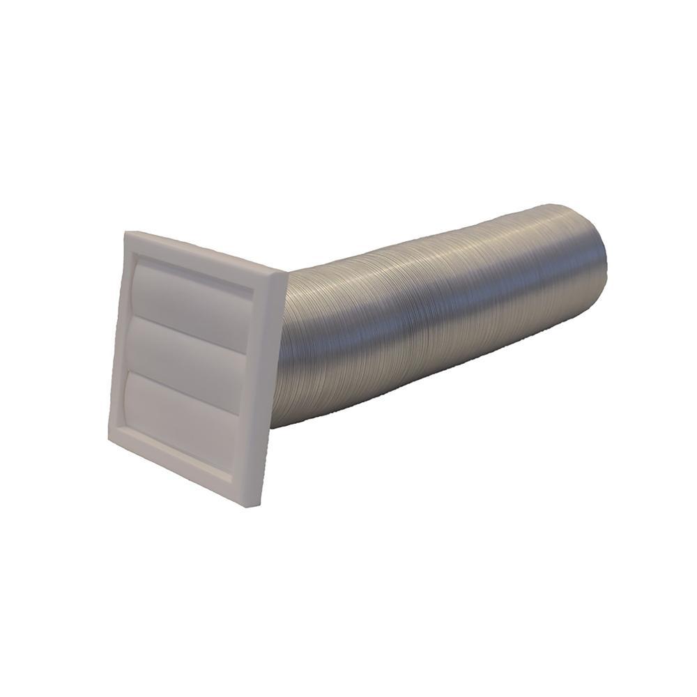 Airflow FDK100-2M-MT-WH 100mm Vent Kit with Grille - White