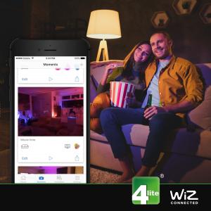 4Lite WIZ GU10 Colour Changing Smart Bulb - 5.5W