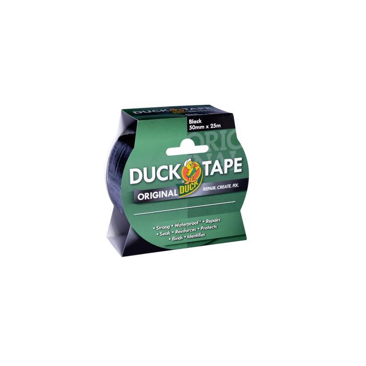 Duck Tape Silver 25 x 50 Black 211109
