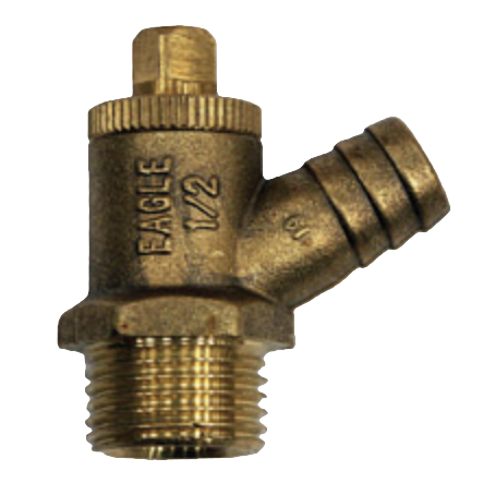 Gledhill Stainlesslite Plus Horizontal Drain Cock GS028-Supplieddirect.co.uk