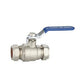 PlumbRight 22mm Lever Ball Valve Cxc Blue Handle