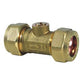 Straight Isolating Valve 15mm Brass