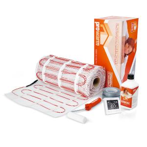 Prowarm Electric Ufh Mat 1.0m2 Kit (Wifi Thermostat White)