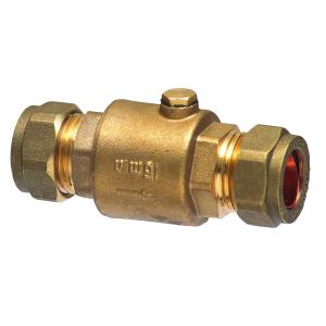 Brass Single Check Valve 28mm