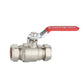 PlumbRight 15mm Lever Ball Valve Cxc Red Handle