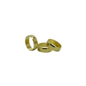 4TRADE 22mm Brass Olives (Pack of 10)