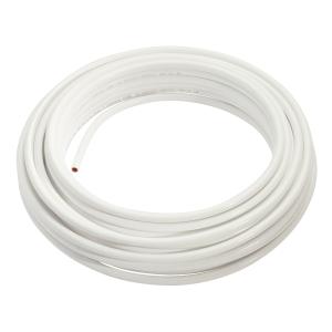 Wednesbury Copper Pipe PVC Coated Coil 10 mm x 50 m Coil White