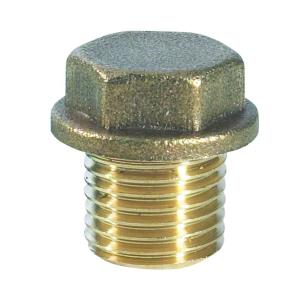 Brass Flanged Plug 1/2inch BSP