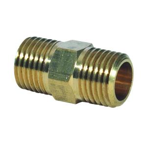 Bn14 1/4inch BSPT Male Hex Nipple Brass