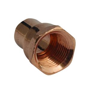 PlumbRight Straight Adaptor Female 22mmx3/4inch Endfeed