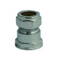 Compression Chrome Straight Coupling Fi 12 x 15 mm