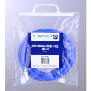 PlumbRight Blue 2.5m Washing Machine Hose